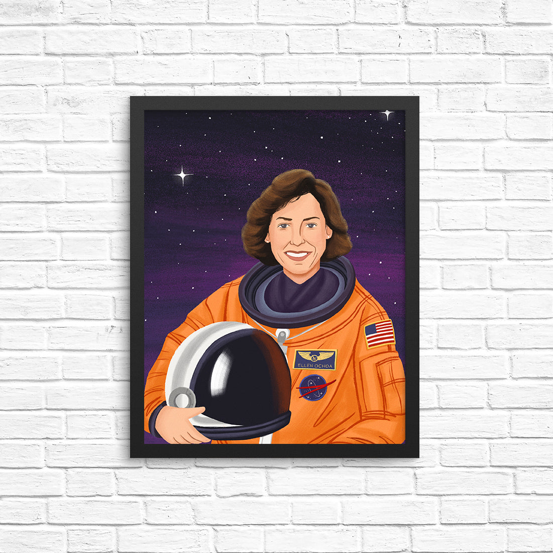 Ellen Ochoa Art Print