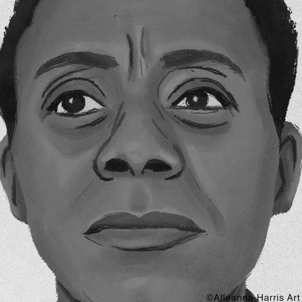 James Baldwin Art Print