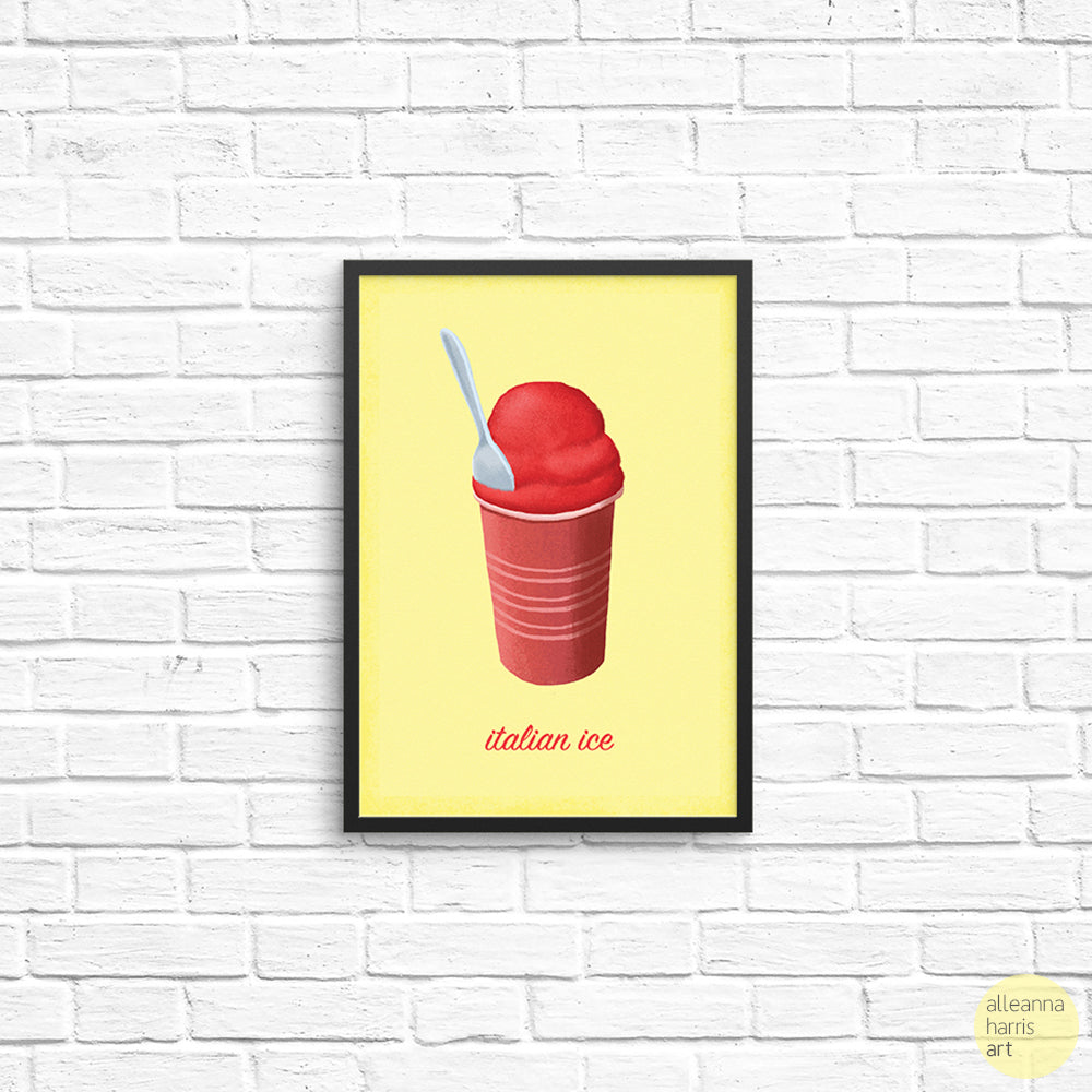 Full Set of Ten Philly Food Art Prints
