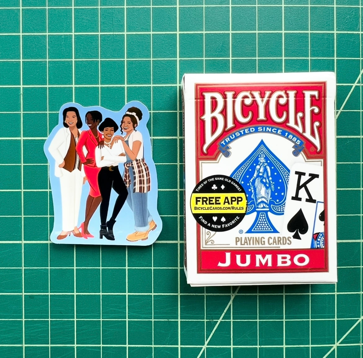 Living Single Cast Sticker
