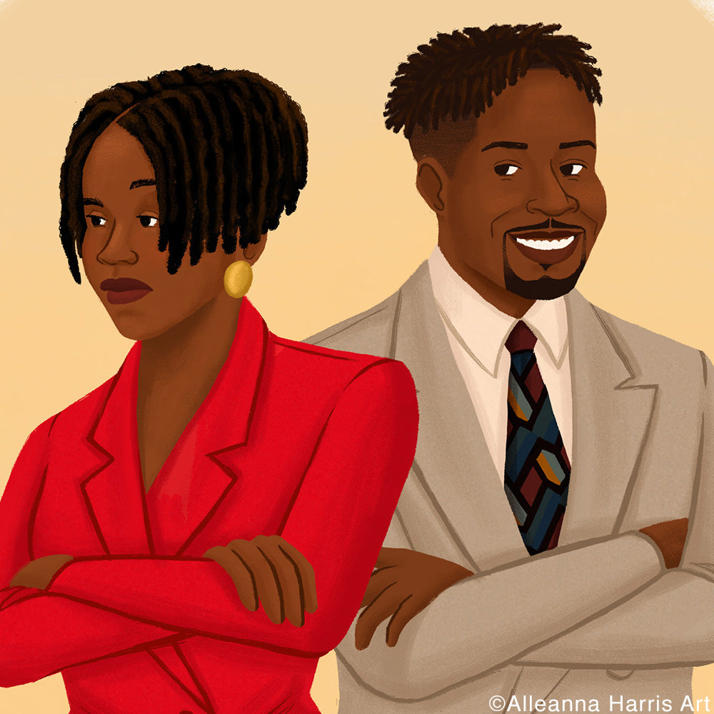 Maxine Shaw and Kyle Barker Art Print