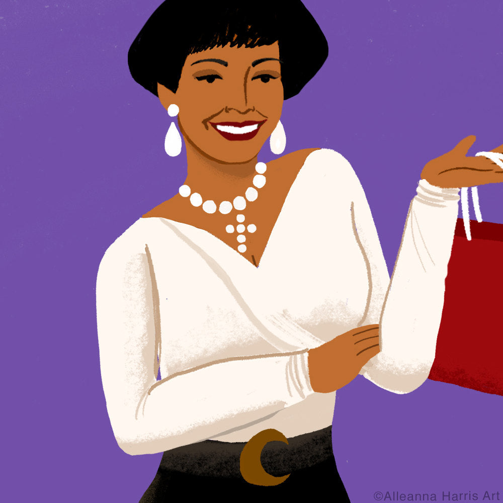 Full Set of Five Living Single Art Prints