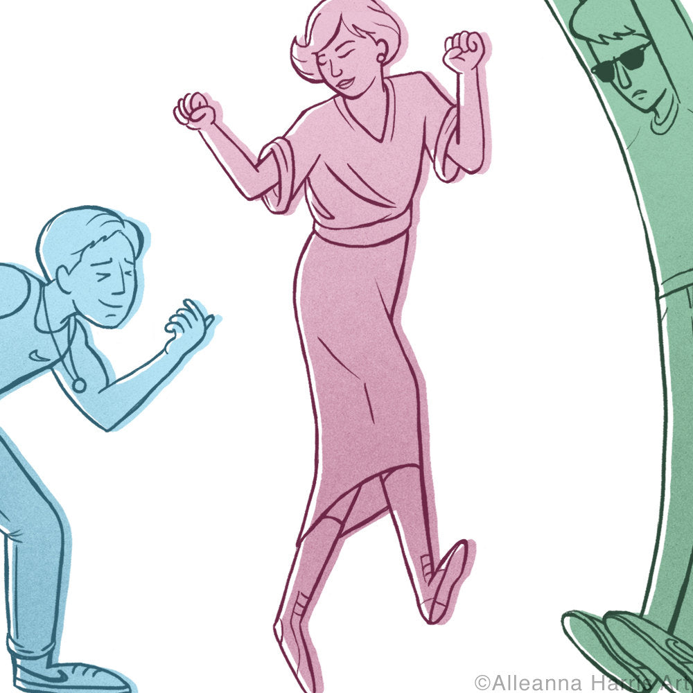 The Breakfast Club Dance Art Print