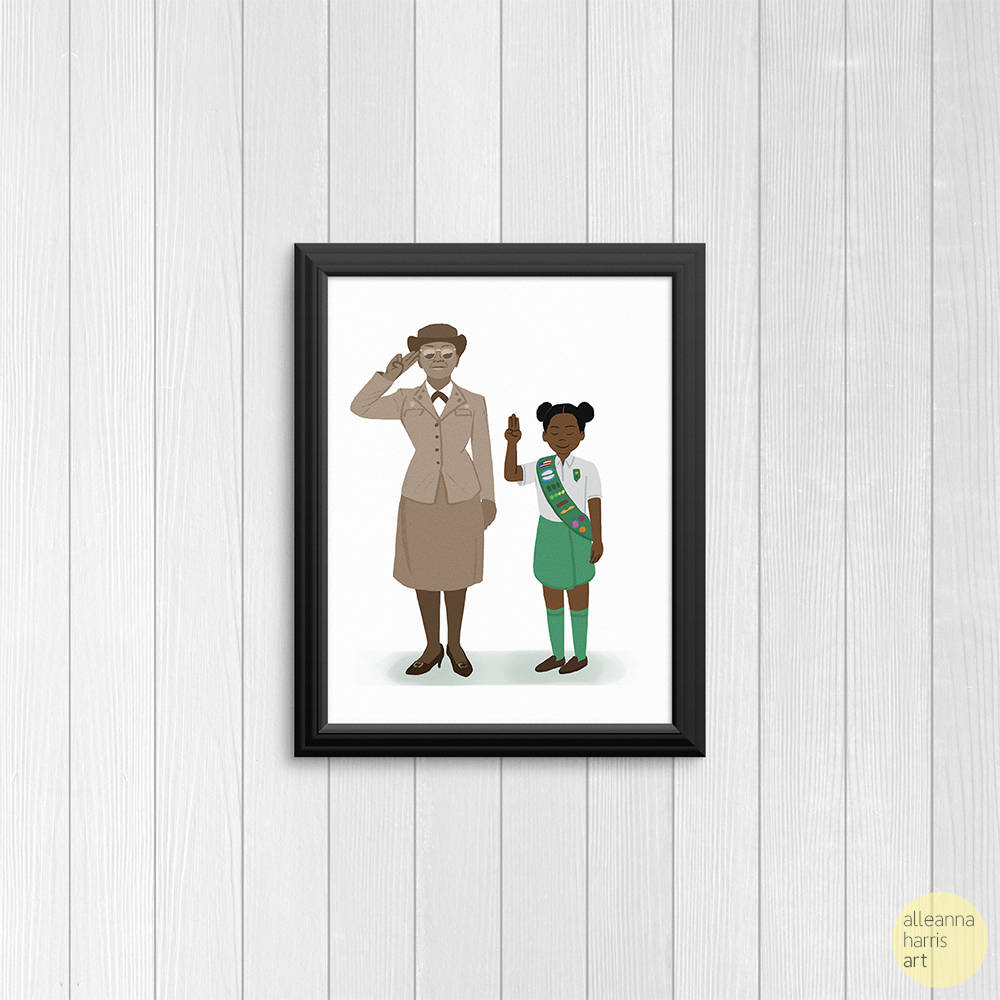Josephine Holloway Illustration / Girl Scouts Art Print