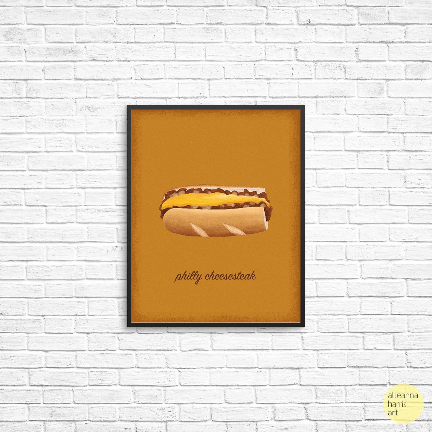 Philly Cheesesteak Art Print