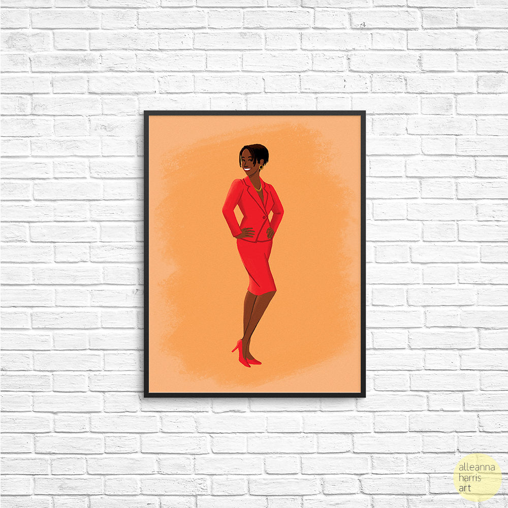 Full Set of Five Living Single Art Prints