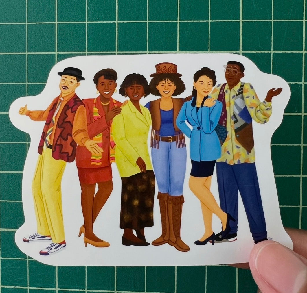 A Different World Cast Sticker