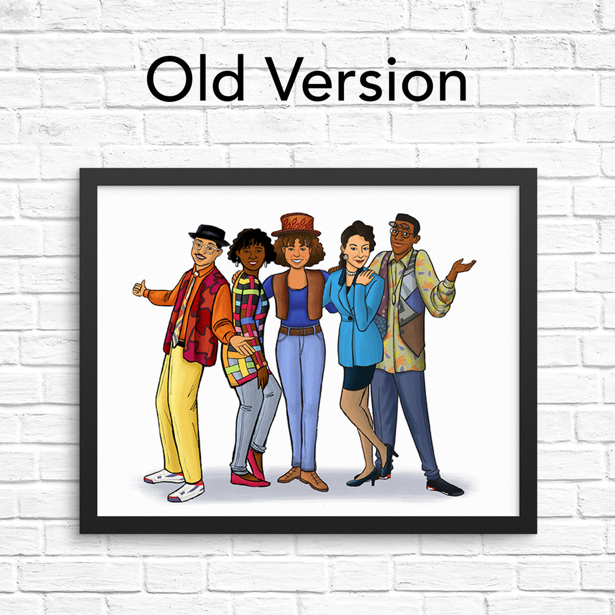 A Different World Cast Art Print