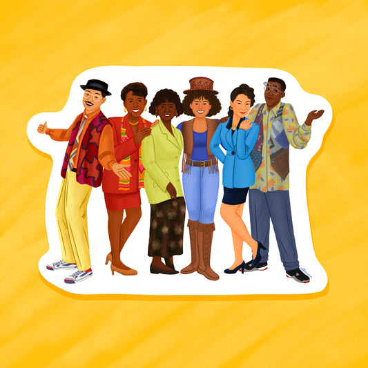 A Different World Cast Sticker