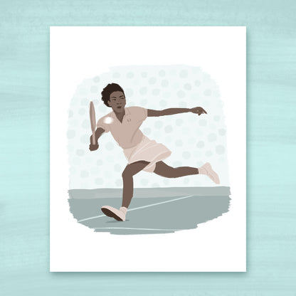 Althea Gibson Art Print