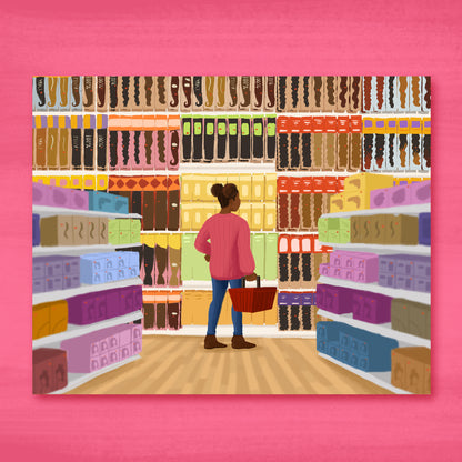 Beauty Supply Store Art Print