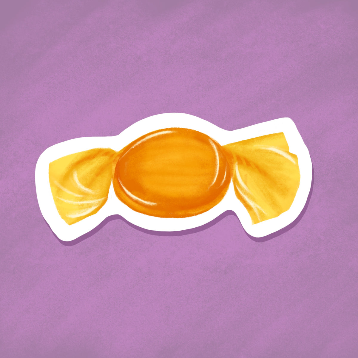 Butterscotch Candy Sticker