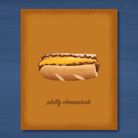 Philly Cheesesteak Art Print