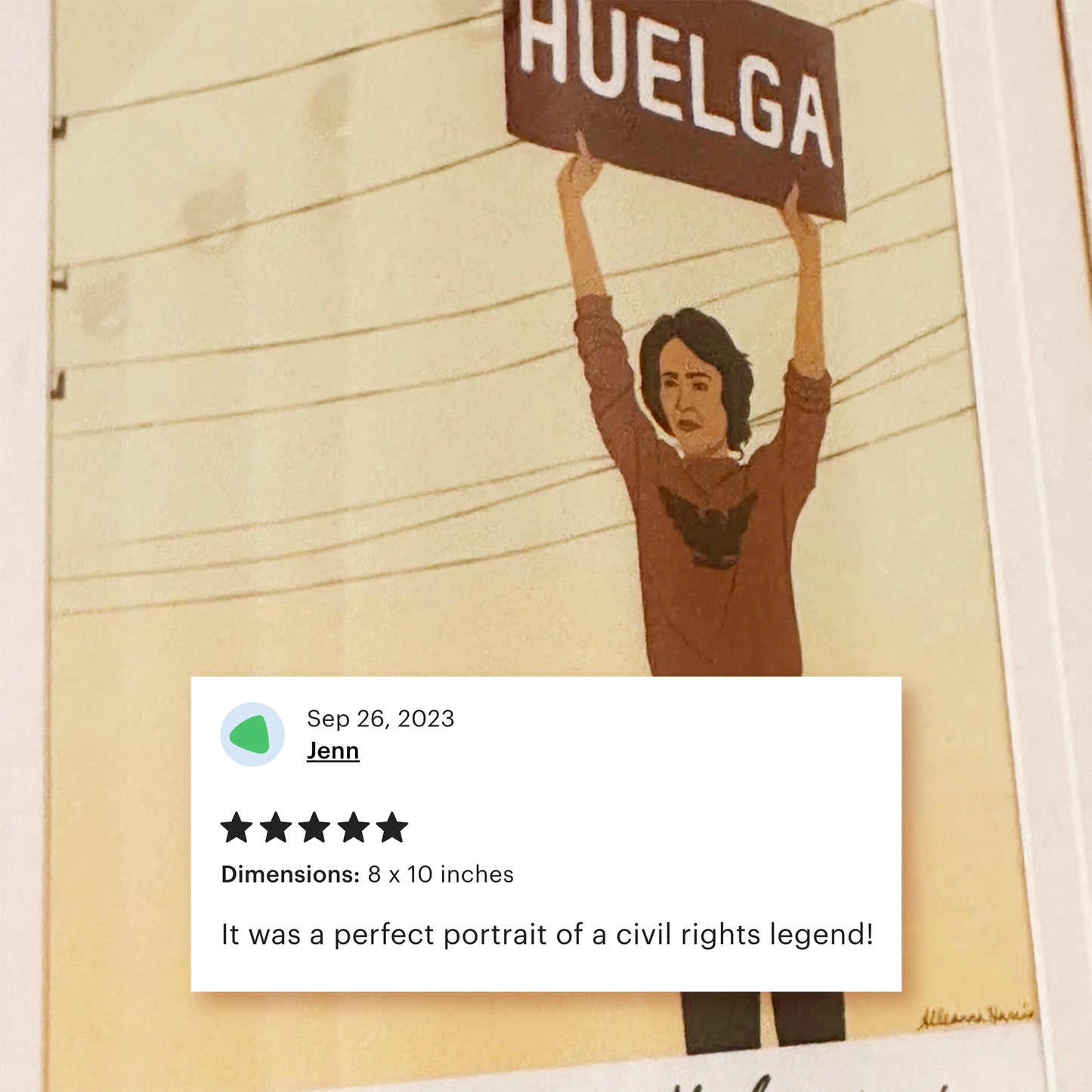 Dolores Huerta Art Print