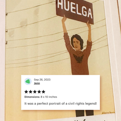 Dolores Huerta Art Print