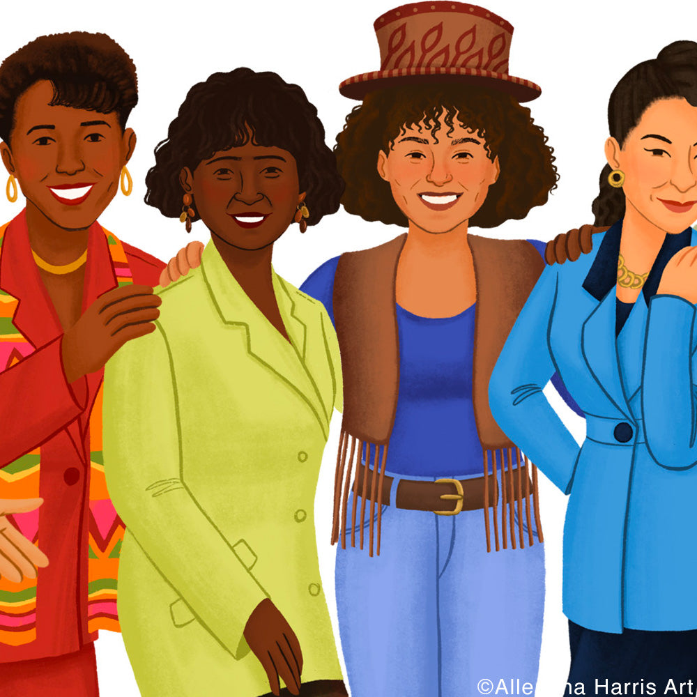A Different World Cast Art Print