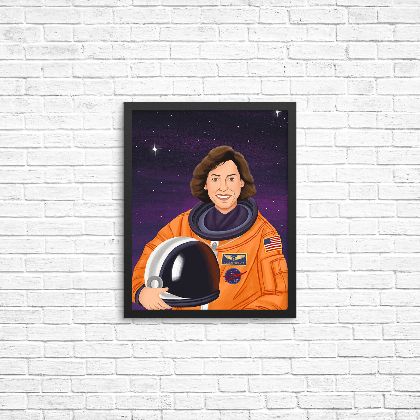 Ellen Ochoa Art Print