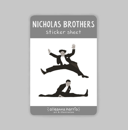 Nicholas Brothers Sticker Sheet