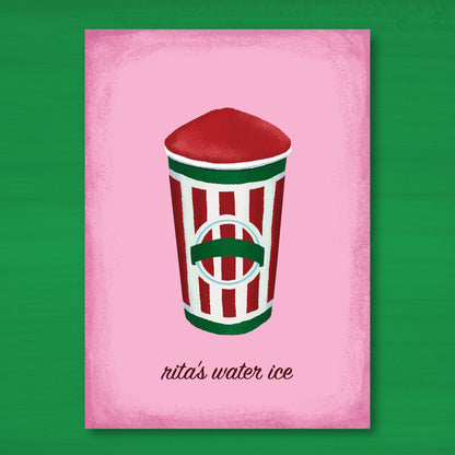 Rita’s Water Ice Art Print