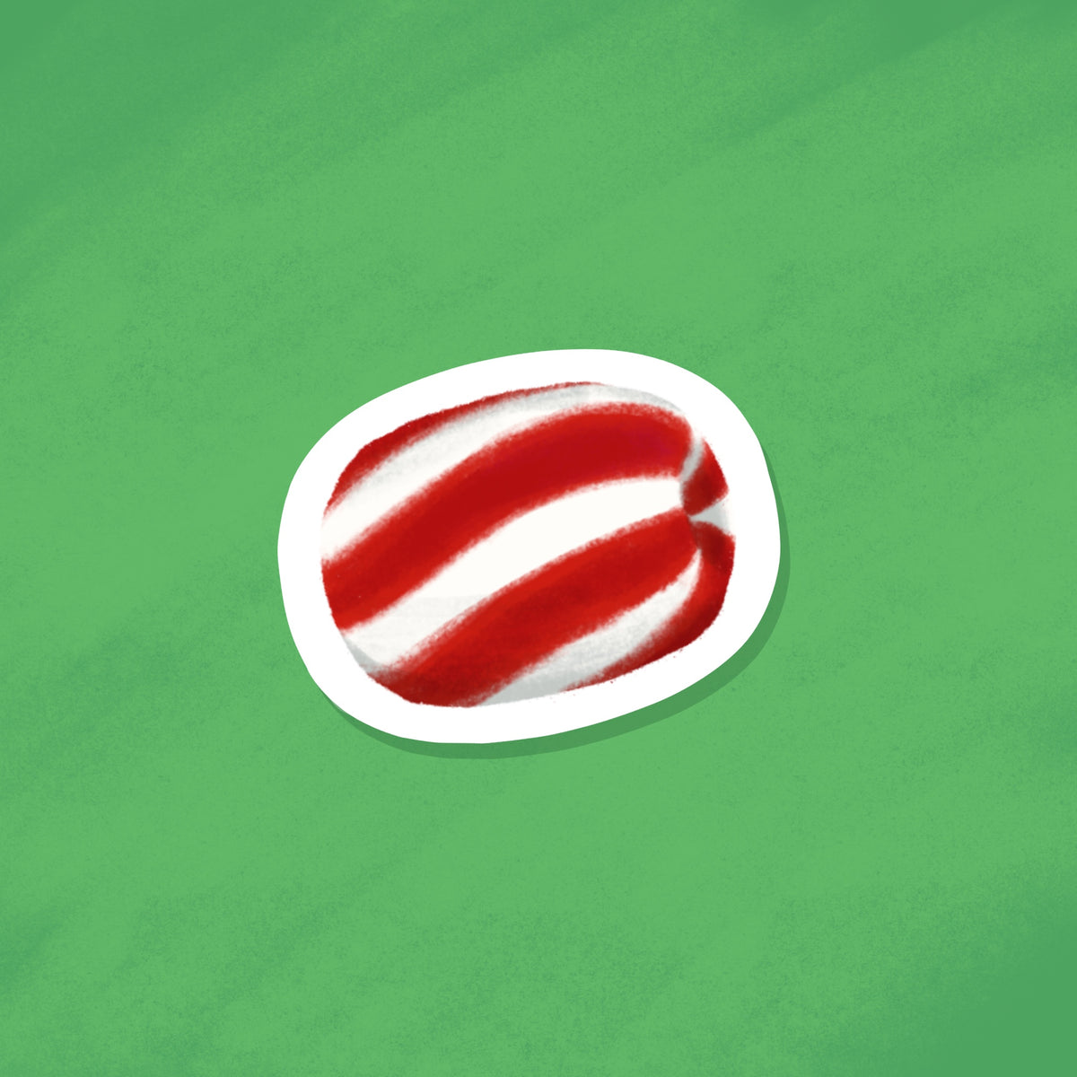 Soft Peppermint Candy Sticker