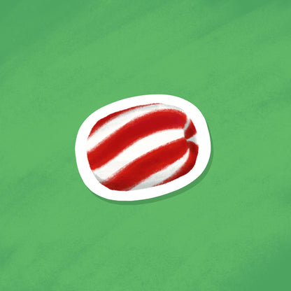 Soft Peppermint Candy Sticker
