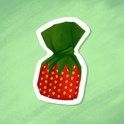Strawberry Candy Sticker