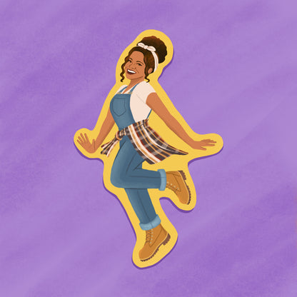 Synclaire James Sticker
