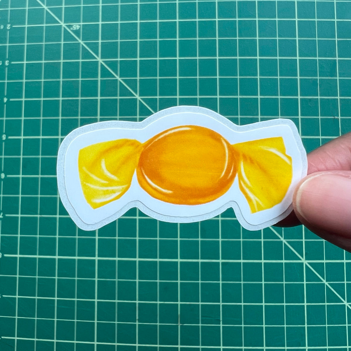 Butterscotch Candy Sticker