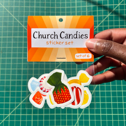 Church Candies Sticker Set