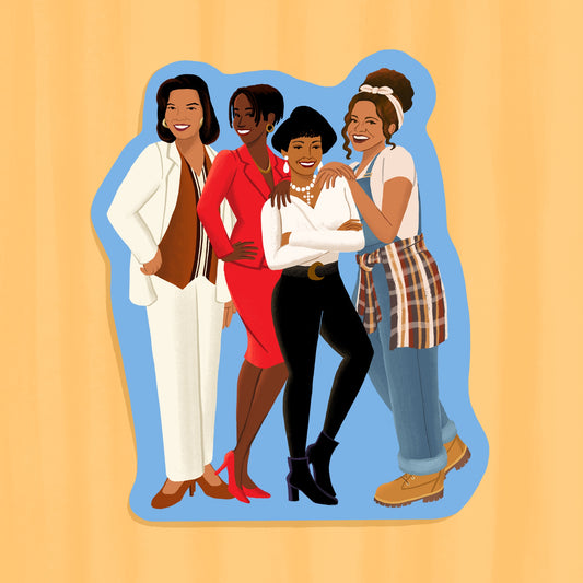 Living Single Cast Sticker