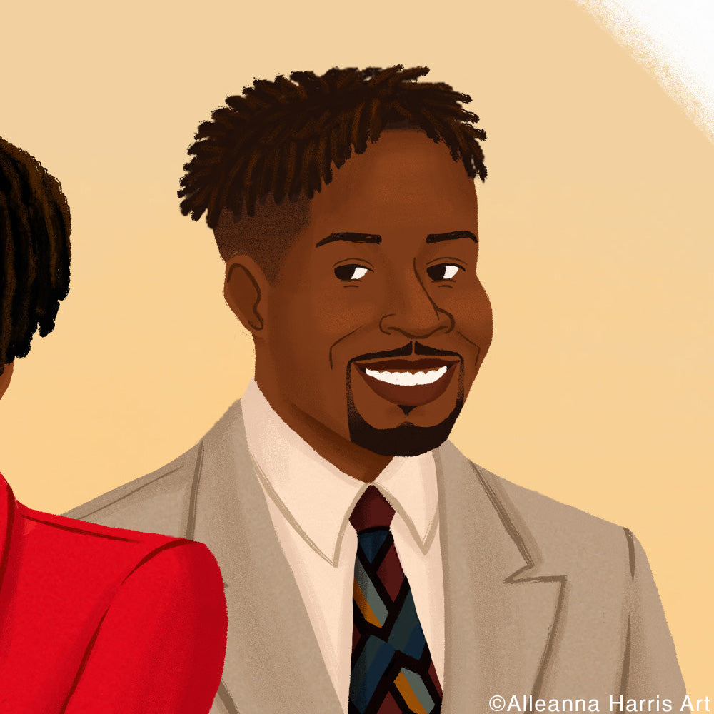 Maxine Shaw and Kyle Barker Art Print