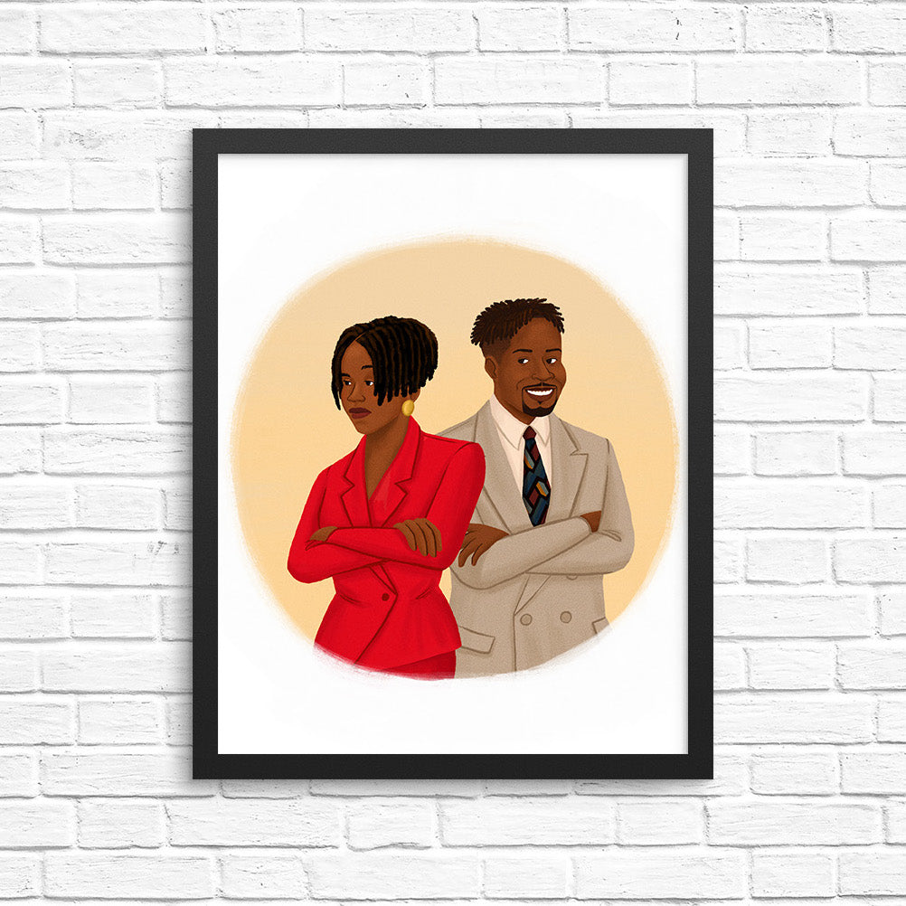 Maxine Shaw and Kyle Barker Art Print