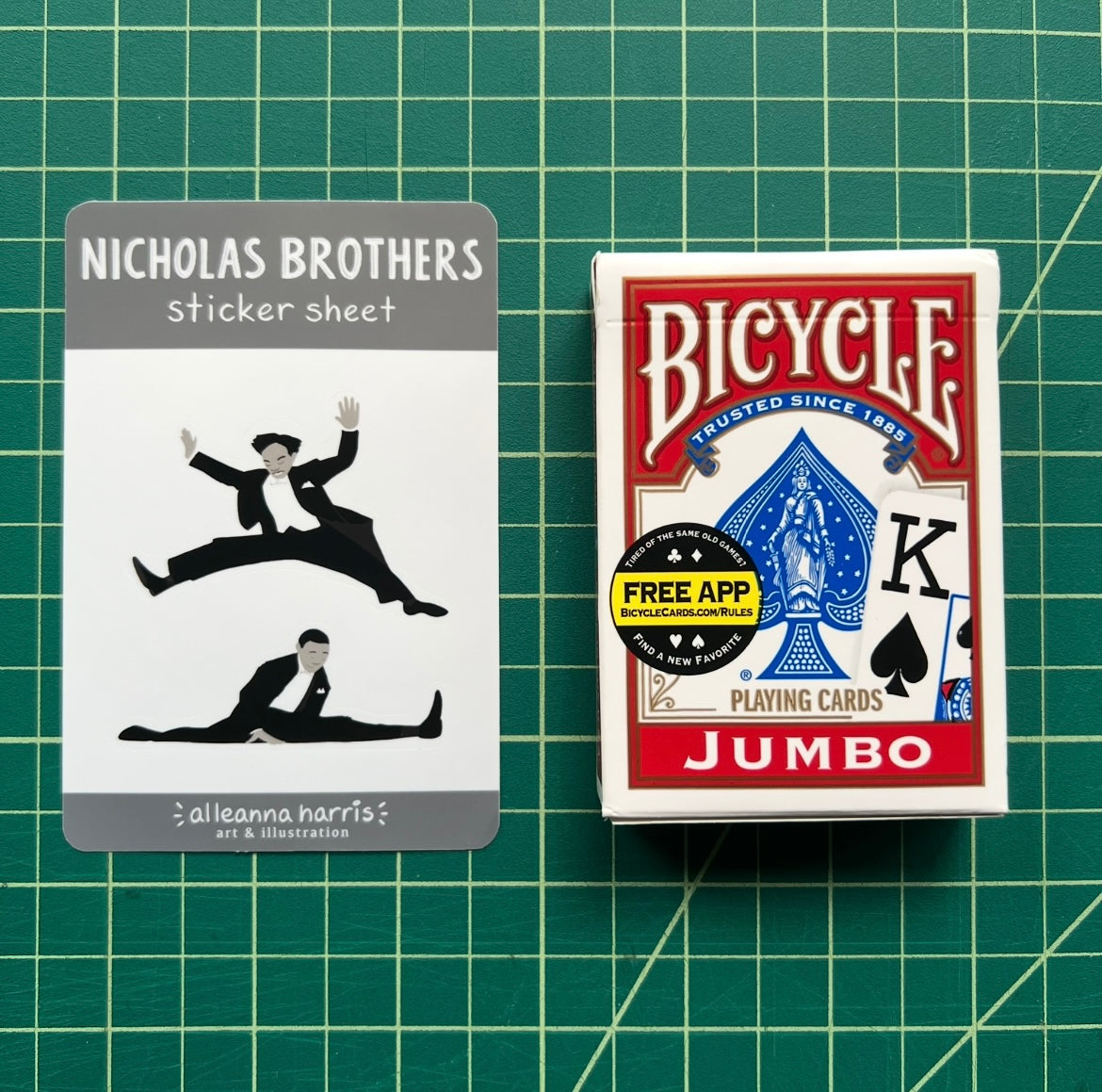 Nicholas Brothers Sticker Sheet