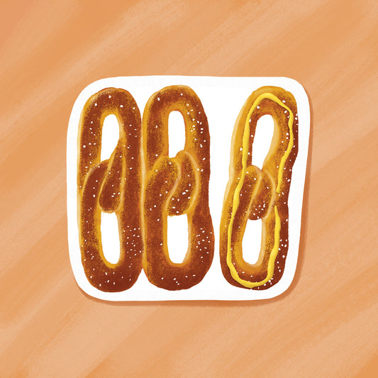 Philly Pretzels Sticker