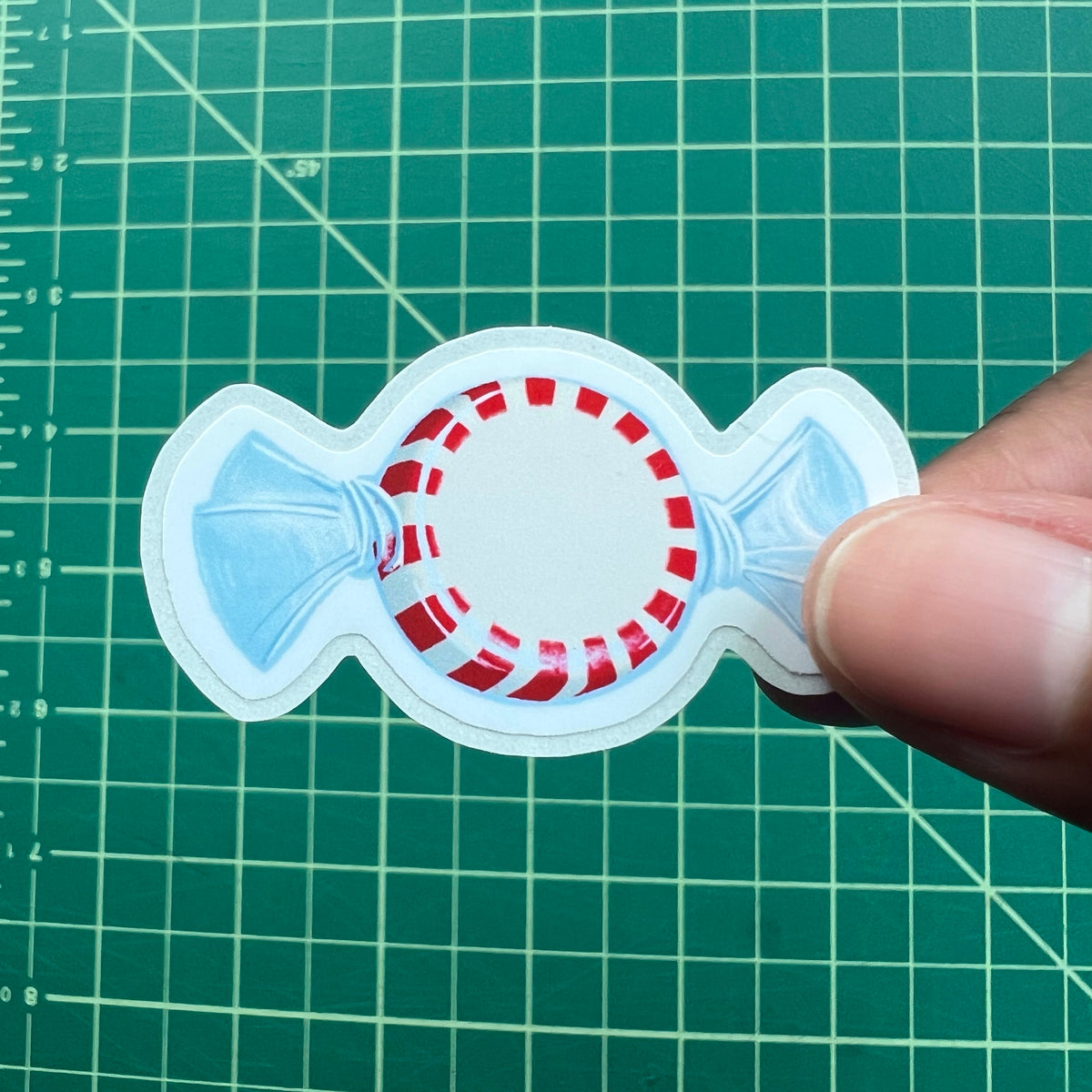 Hard Peppermint Candy Sticker