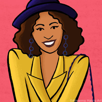 Hilary Banks Art Print / Fresh Prince of Bel Air Illustration