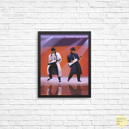 Jimmy Jam & Terry Lewis Illustration / Music Art Print