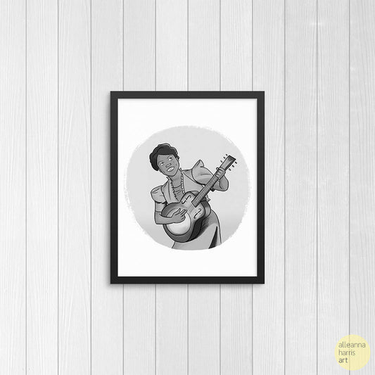 Sister Rosetta Tharpe Illustration / Music Art Print