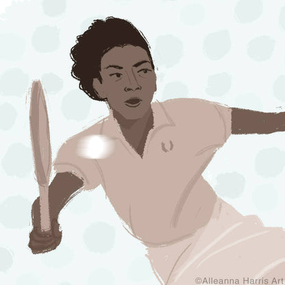 Althea Gibson Art Print