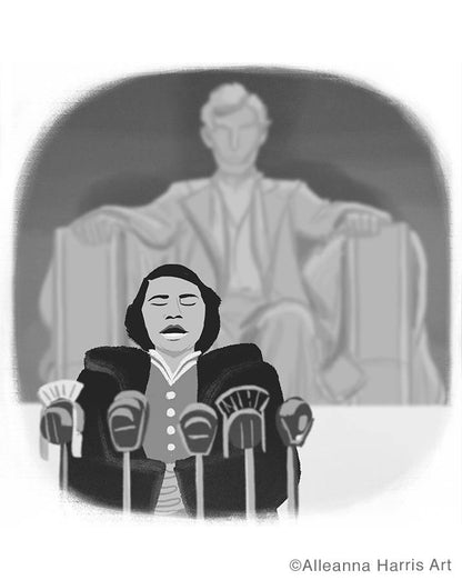 Marian Anderson Illustration / Black History Art Print