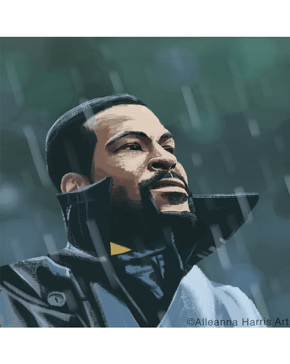 Marvin Gaye Illustration / Music Art Print