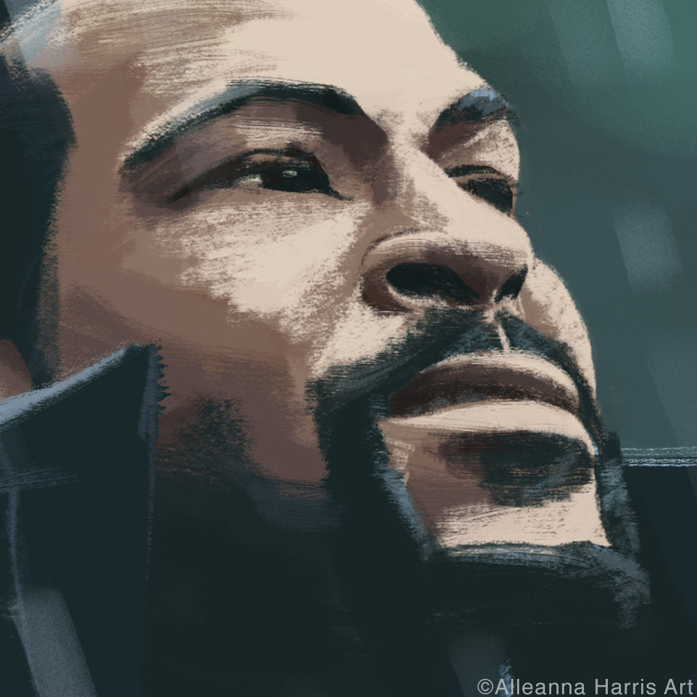 Marvin Gaye Illustration / Music Art Print