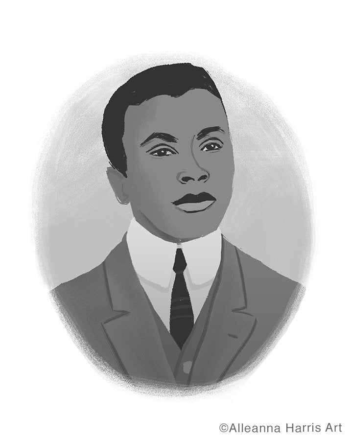 Oscar Micheaux Illustration / Black History Art Print