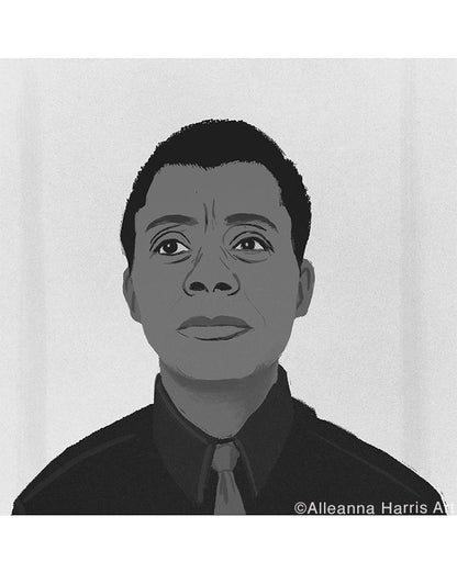 James Baldwin Illustration / Black History Art Print