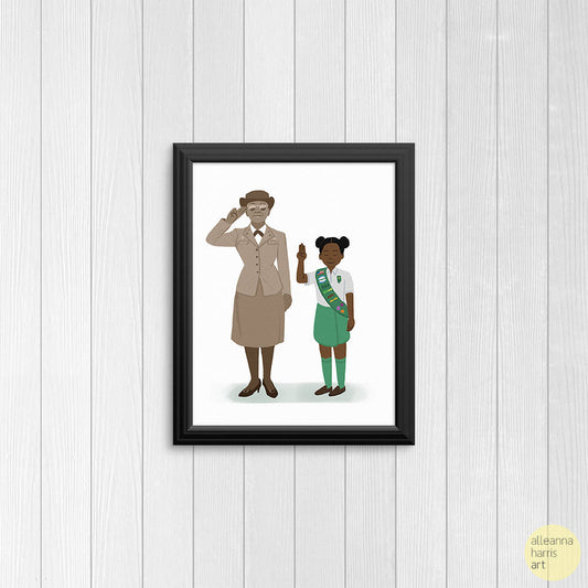 Josephine Holloway Illustration / Girl Scouts Art Print