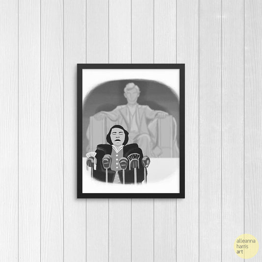 Marian Anderson Illustration / Black History Art Print