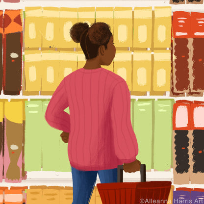 Beauty Supply Store Art Print