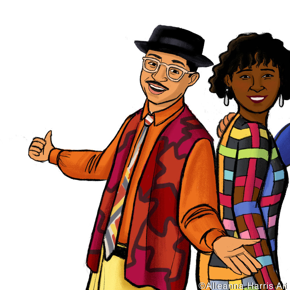 A Different World Cast Art Print