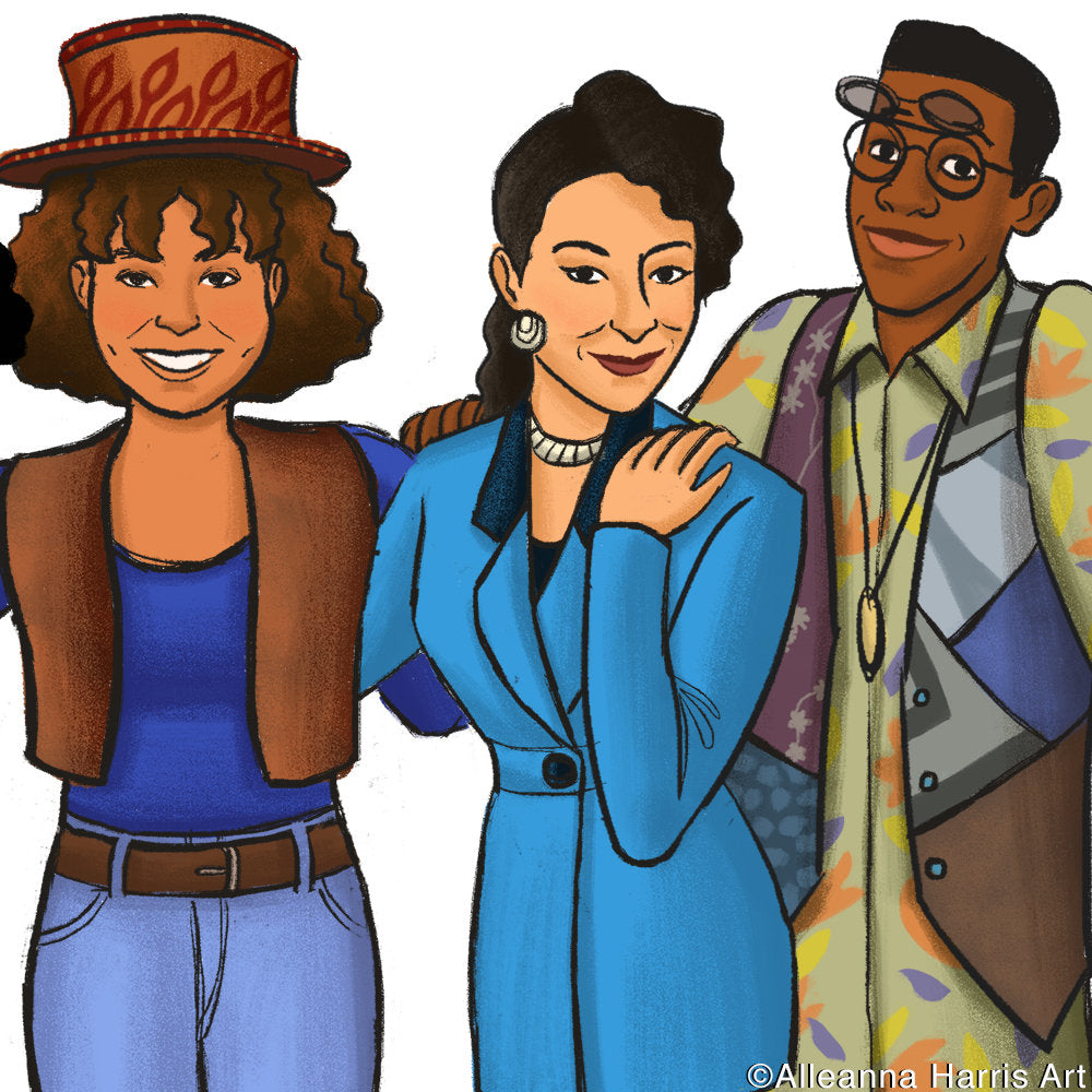 A Different World Cast Art Print