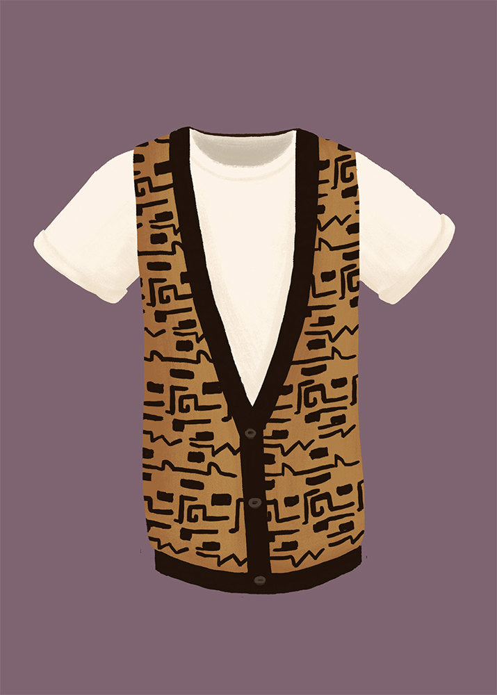 Ferris Bueller T-Shirt and Vest Art Print / Ferris Bueller’s Day Off Illustration